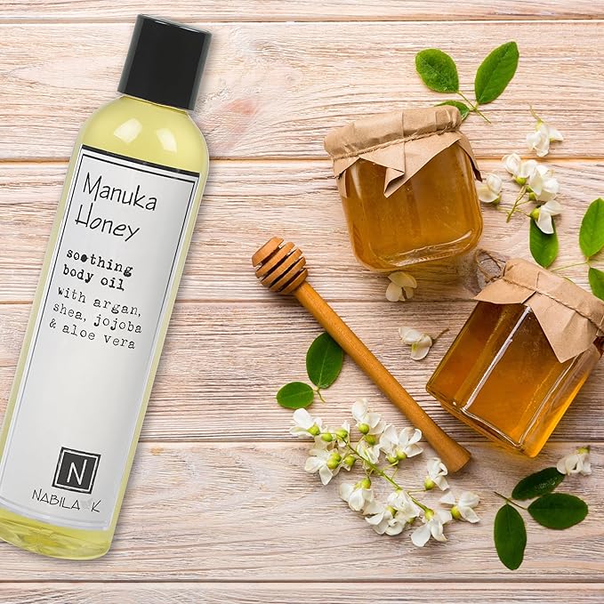Nicotiana (Tobacco Flower Scent) Body Oil, 9 oz Moisturize & Nourish with Argan & Coconut Oil - Vitamin C Enriched - Naturally Derived, Vegan-Friendly