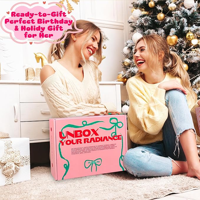 Gifts for Teen Girls & Women | Self-Care Girl Spa Kit with Body & Hair Wrap, Headband, Candle and More | Teenage Girl Birthday Gift Basket for Tweens | First Period, Self-Love, Graduation Essentials