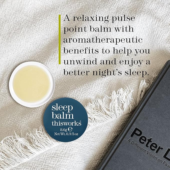 THISWORKS sleep balm: 100% Natural Multi-Purpose Balm with Sleep-Inducing Lavender Oil, 8.6g | 0.35 oz
