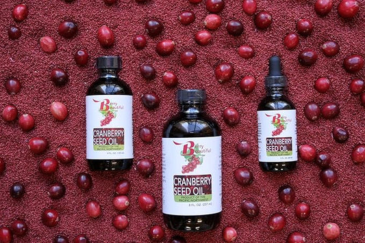 Cranberry Seed Oil - 1 gallon - Cold-pressed by Berry Beautiful from US grown Cranberries - Moisturizing for Face, Body & Hair