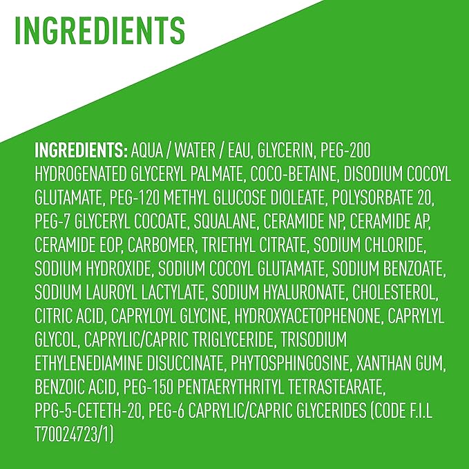 CeraVe Hydrating Foaming Oil Cleanser, Moisturizing Cleanser for Face & Body, Squalane Oil + Hyaluronic Acid + Ceramides, For Dry to Very Dry Skin, Fragrance Free & Residue Free, 8 FL Oz