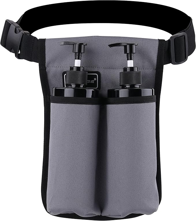 Massage Oil & Lotion Holster - Gray
