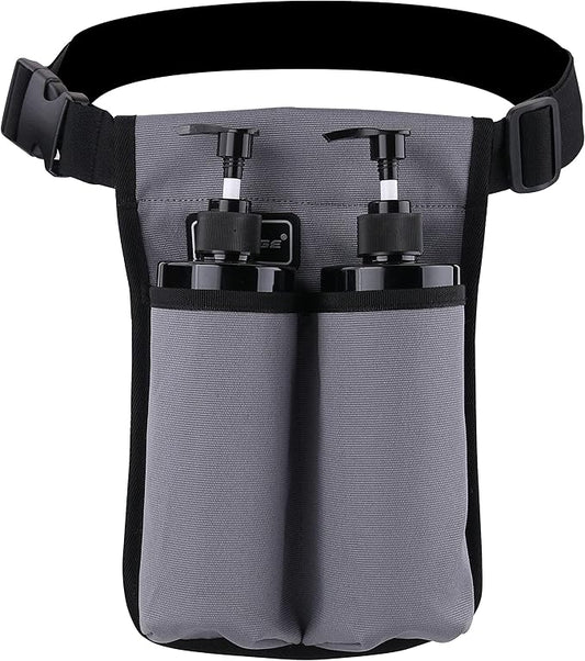 Massage Oil & Lotion Holster - Gray