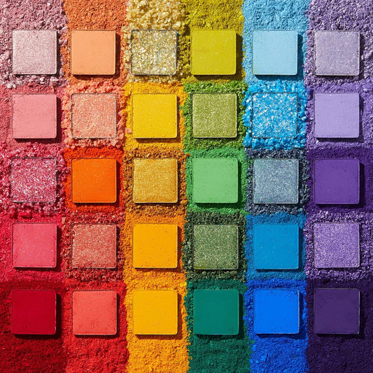 Colourpop Fade Into Hue Eyeshadow Palette - Multi-Color Eye Makeup Palette with Matte, Metallic & Glitter Finishes - High-Pigment Eye Makeup with a Long-Wearing Formula (0.8 oz)