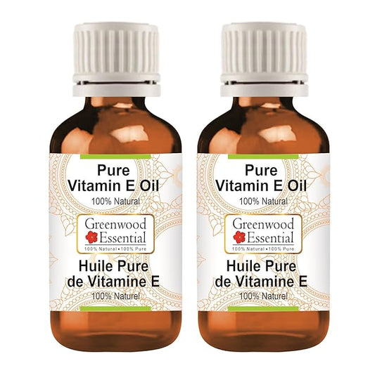 Pure Vitamin E oil Natural Therapeutic Grade (pack of Two) 100ml X 2 (6.76 oz)